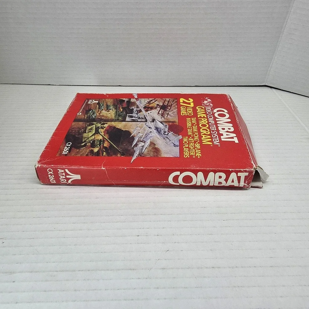 VTG Atari Combat CX2601 Boxed‎ Game 1977 Complete w/ Manual & Cartridge Untested